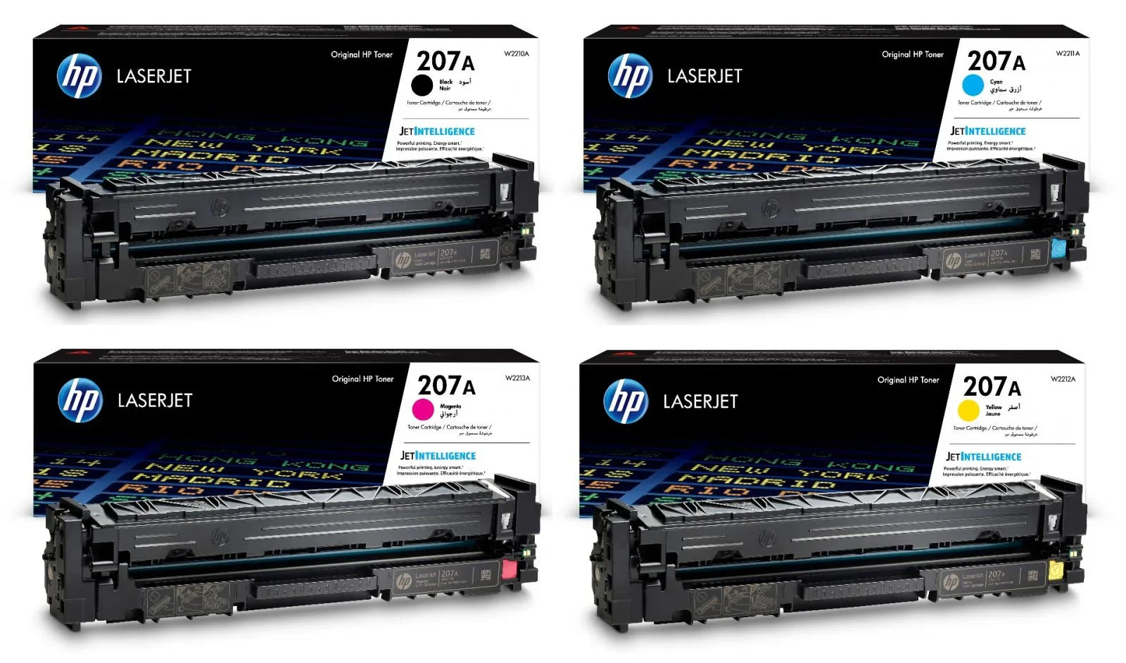 HP 207A 4 Color Toner Cartridge Multipack - eBuy UAE